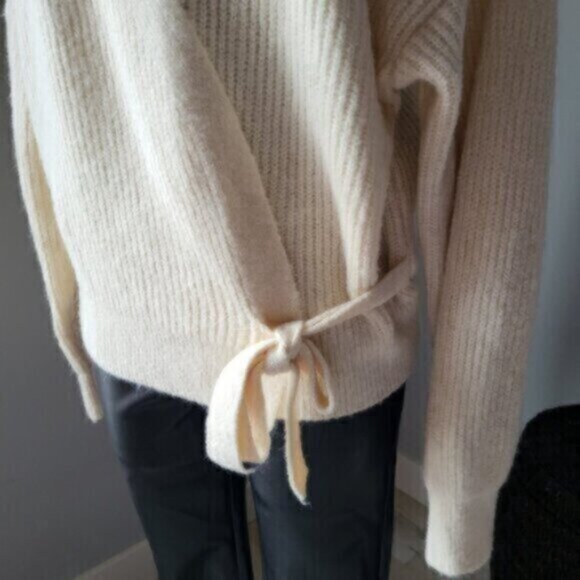 Esqualo Wrap Around Knit Cardigan Sweater Sz XL NWT - Picture 4 of 10